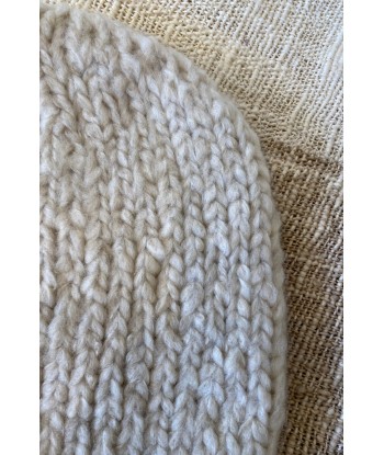 Bonnet CASHMERE Naturel brillant des détails fins