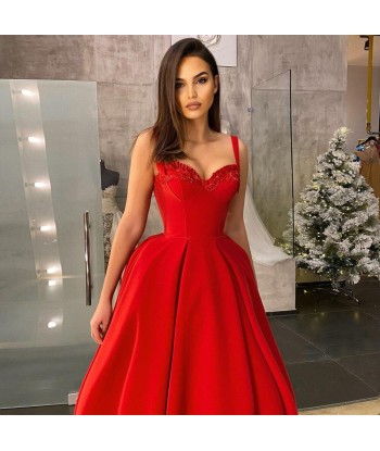 Robe Corset  Haute couture rouge Faites des économies