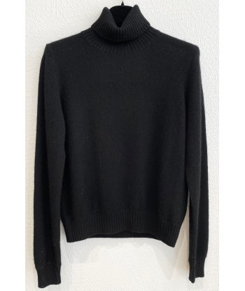 Pull COL ROULE Noir shop