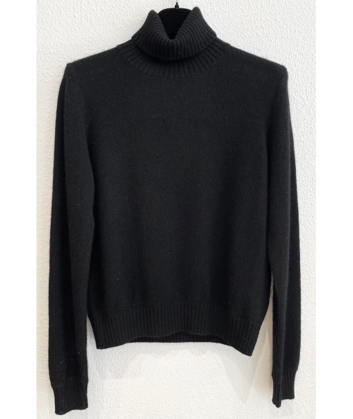 Pull COL ROULE Noir shop