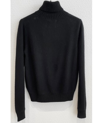 Pull COL ROULE Noir shop