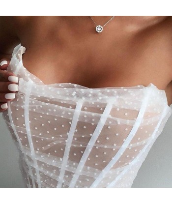 Corset Blanc Femme mariage s'inspire de l'anatomie humaine