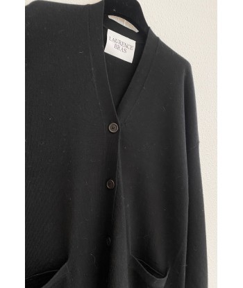 Cardigan LINCOLN Black le des métaux précieux