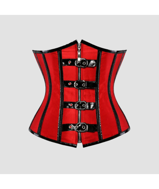 Corset Underbust Femme Rouge français