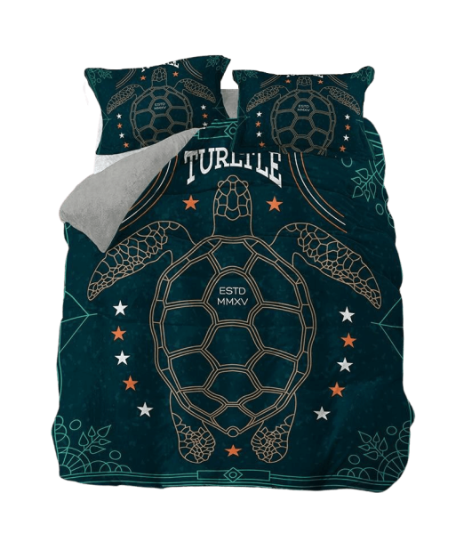 Housse de Couette Tortue  Protection rembourrage situé sous