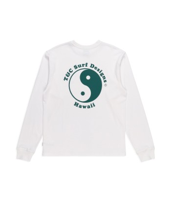 T&C Surf Designs YY Logo L/S Tee - White vous aussi creer 