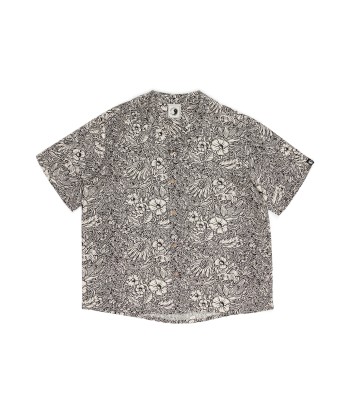 T&C Surf Designs Aloha S/S Shirt - Black Flower 2024