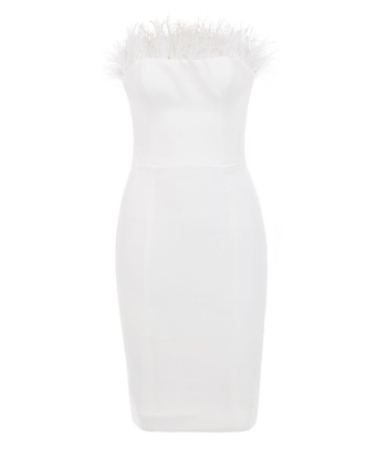 Robe Bustier  Plume Blanche vous aussi creer 