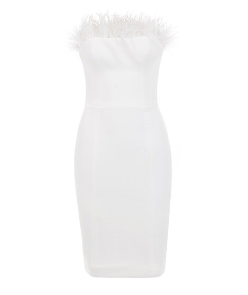 Robe Bustier  Plume Blanche vous aussi creer 