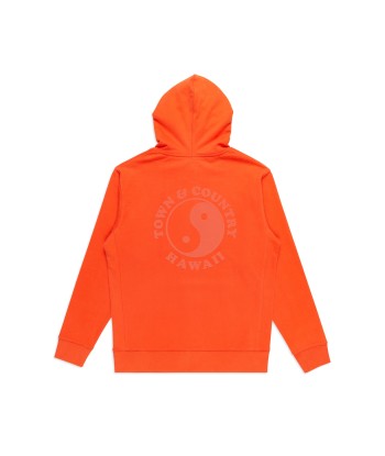 T&C Surf Designs YY Embossed Hooded Fleece - Tangerine pas cher chine