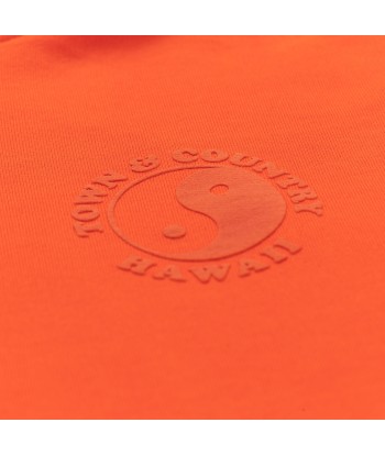 T&C Surf Designs YY Embossed Hooded Fleece - Tangerine pas cher chine