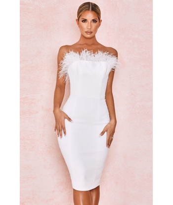 Robe Bustier  Plume Blanche vous aussi creer 