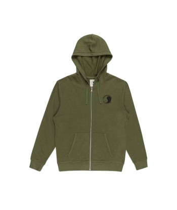 T&C Surf Designs OG Full Zip Hooded Fleece - Military Green Dans la société mordern