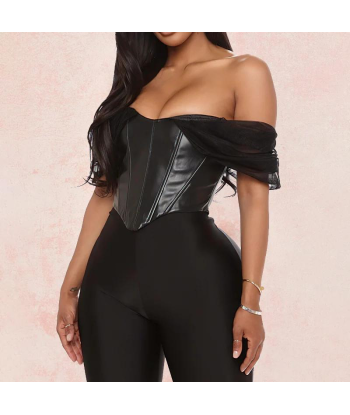 Bustier Noir Simili Cuir Comparez plus de prix