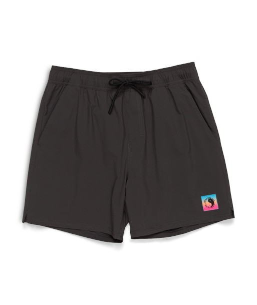 T&C Surf Designs OG Elastic 16,5" Beach Short - Washed Black prix