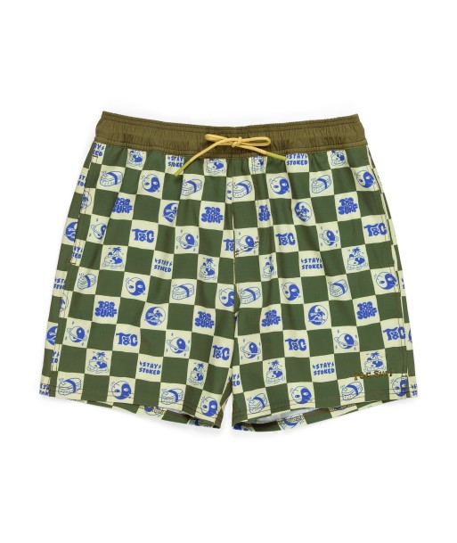 T&C Surf Designs Aloha Elastic 16,5" Beach Short - Bright Military l'évolution des habitudes 