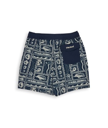 T&C Surf Designs Aloha Elastic 17,5" Beach Short - Navy pas cher chine