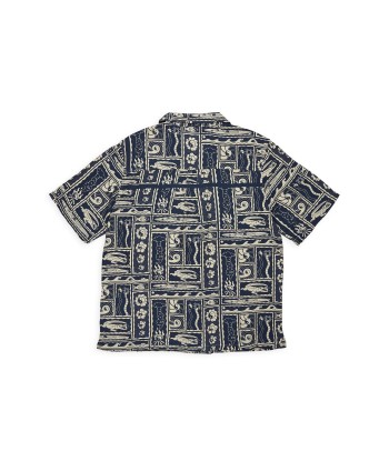 T&C Surf Designs Aloha S/S Shirt - Navy Kenny Camp acheter en ligne