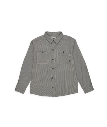 T&C Surf Designs Town Stripe Over Shirt - Dark Navy s'inspire de l'anatomie humaine