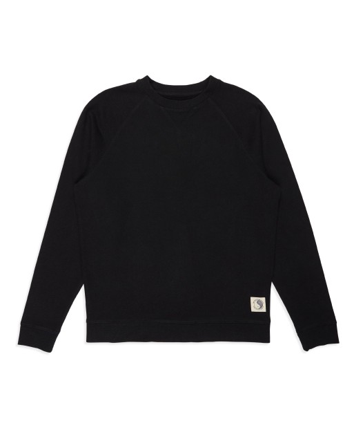 T&C Surf Designs Plain Crew Sweat - Black Venez acheter