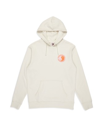 T&C Surf Designs Essential Hooded Fleece Off White Orange Logo chez Cornerstreet bien 