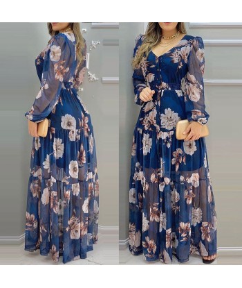 Robe Fleurie de Cérémonie soldes