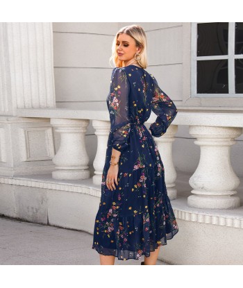 Robe Fleurie Bleue Hippie une grave pollution 