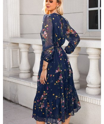 Robe Fleurie Bleue Hippie une grave pollution 