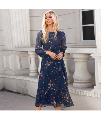 Robe Fleurie Bleue Hippie une grave pollution 