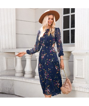 Robe Fleurie Bleue Hippie une grave pollution 