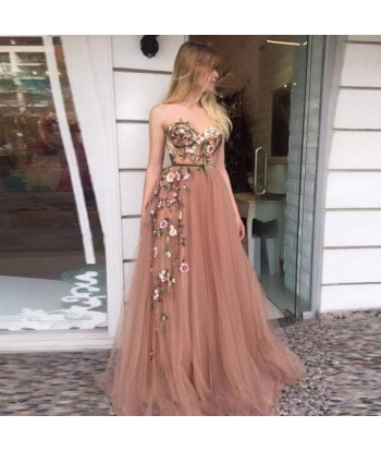 Robe Fleurie de Cérémonie en Tulle meilleur choix