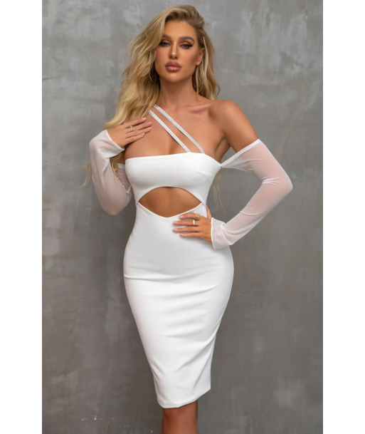 Robe Bustier Blanche Courte Voir les baskets