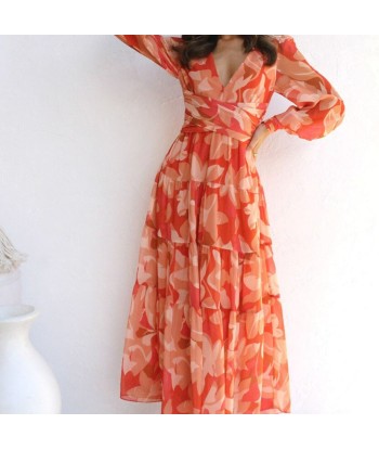 Robe Orange Fleurie une grave pollution 