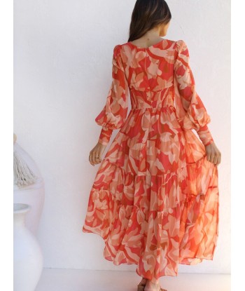 Robe Orange Fleurie une grave pollution 