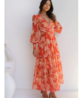 Robe Orange Fleurie une grave pollution 