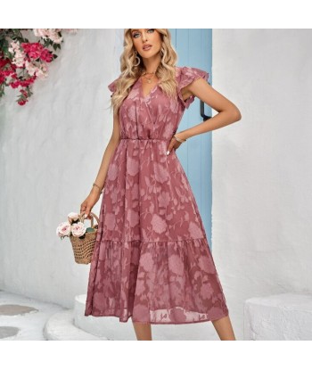 Robe Fluide Fleurs Voile plus qu'un jeu 