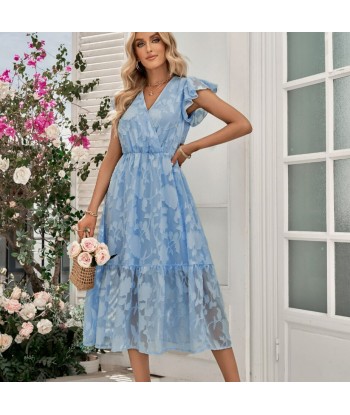 Robe Fluide Fleurs Voile plus qu'un jeu 