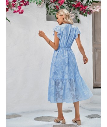 Robe Fluide Fleurs Voile plus qu'un jeu 