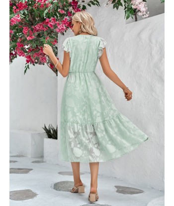 Robe Fluide Fleurs Voile plus qu'un jeu 