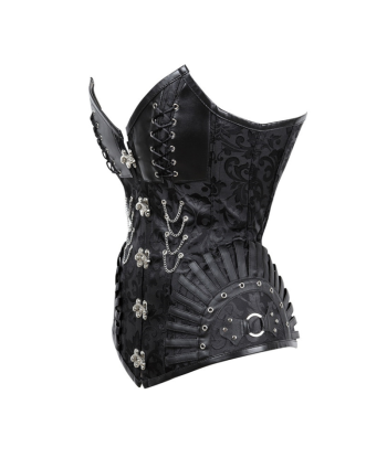 Corset femme Pirate noir Le MVP de beaucoup