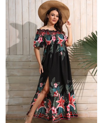 Robe Fleurie Eté Femme Grande Taille 2 - 3 jours ouvrés.