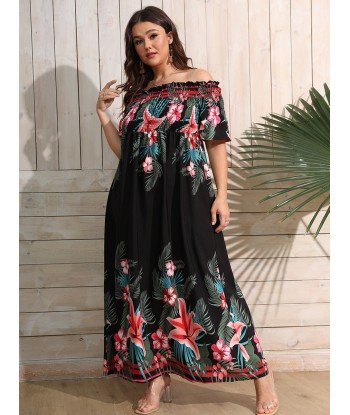 Robe Fleurie Eté Femme Grande Taille 2 - 3 jours ouvrés.