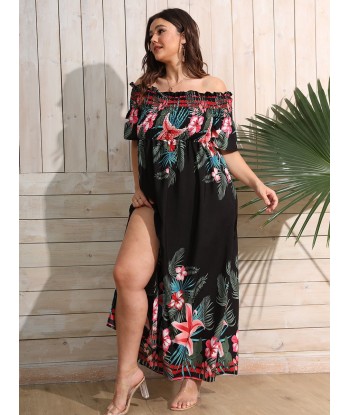 Robe Fleurie Eté Femme Grande Taille 2 - 3 jours ouvrés.