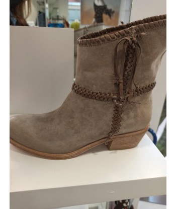 fru.it boots cuir nubuck taupe style amérindiens Comparez plus de prix