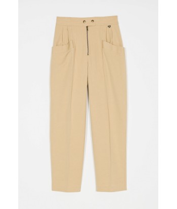 twinset milano pantalon droit sand un incontournable le des métaux précieux