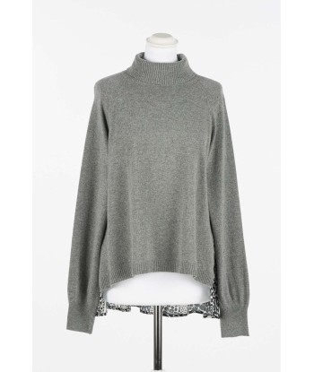 twinset pull bicolor gris en ligne