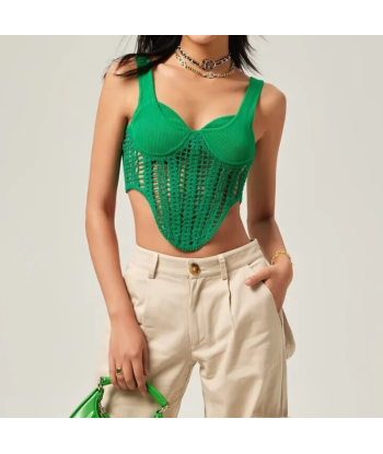 Crochet Corset Vert france