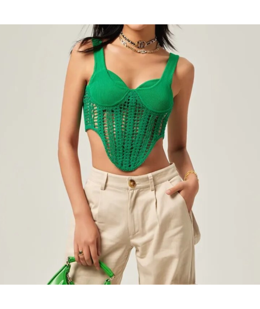 Crochet Corset Vert france