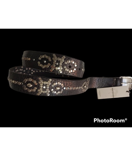 martinica ceinture cuir noir rock meilleur choix