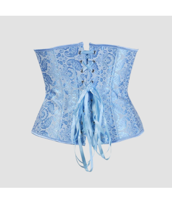 Corset Underbust Serre Taille Bleu le concept de la Pate a emporter 